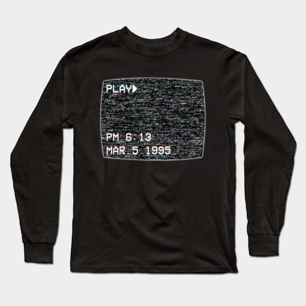 VHS Nostalgia Long Sleeve T-Shirt by CacklingPumpkins